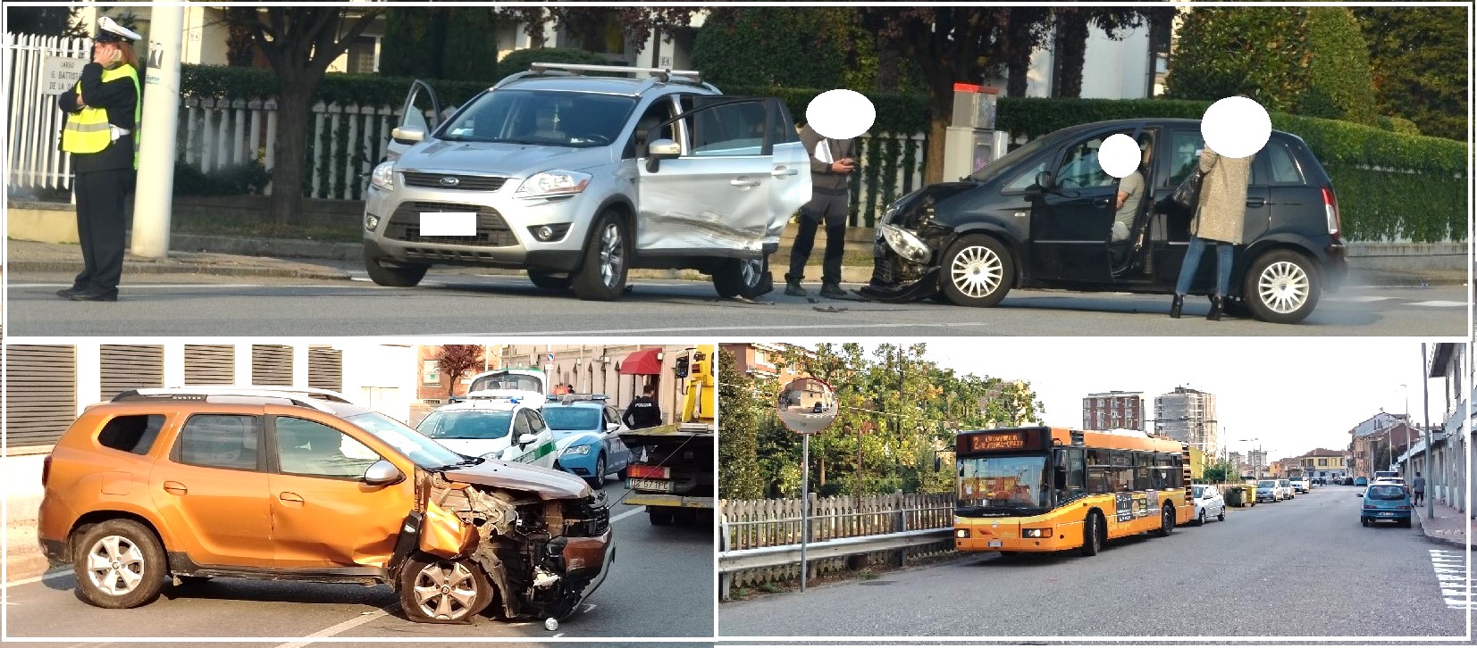 VERCELLI – Tre incidenti stradali nel pomeriggio