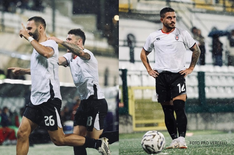 PRO VERCELLI VS ALBINOLEFFE 2 a uno – Coccolo fa esplodere il Piola