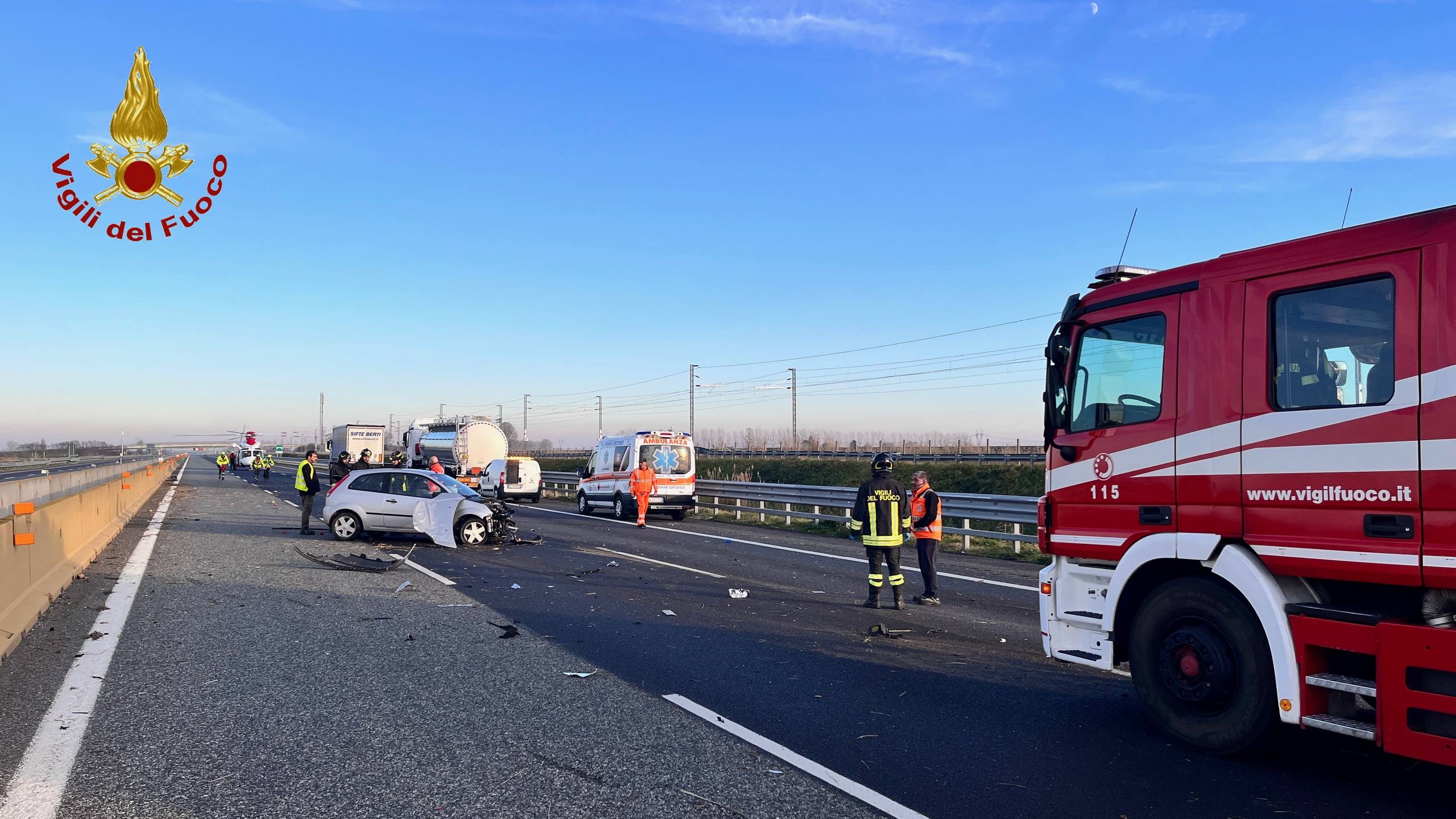 VICOLUNGO/NOVARA – Incidente mortale in Autostrada A4
